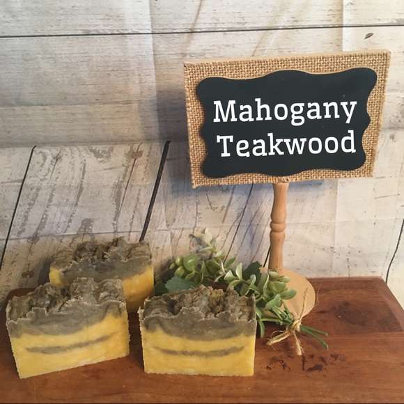 Hand Crafted Other - Mahogany Teakwood Organic Soap Unisex